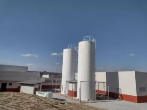 Reservatório Metálico para Shoppings Centers com Sprinklers