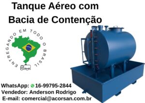 Reservatório Metálico Tipo Taça